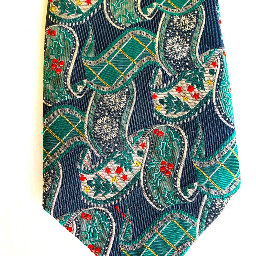 Two Robert Talbott Special Christmas Holiday 100%… - image 7